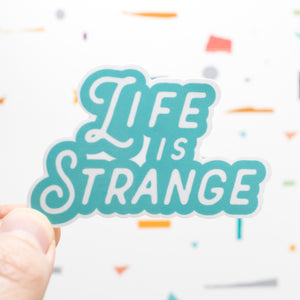 life is strange cute vinyl sticker on confetti background