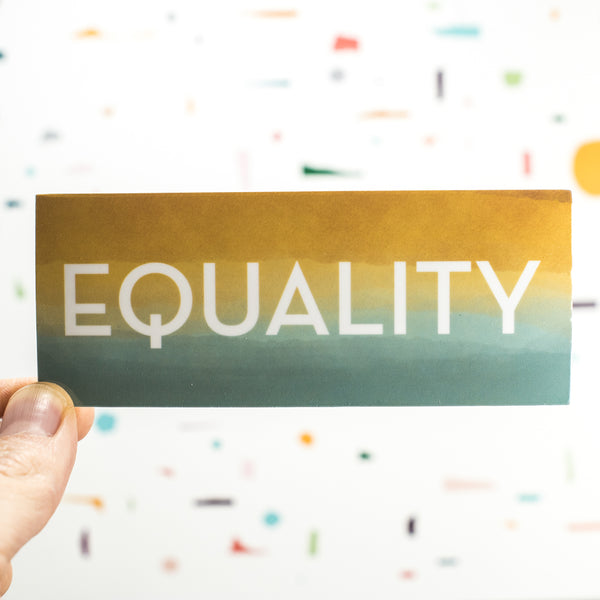 Equality Vinyl Sticker