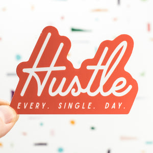 Hustle Vinyl Sticker