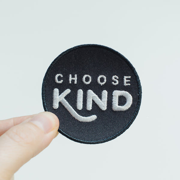 Choose Kind embroidered gift patch for anti bully inspiration