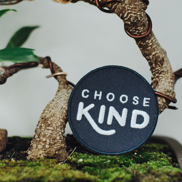 Choose kindness embroidered patch