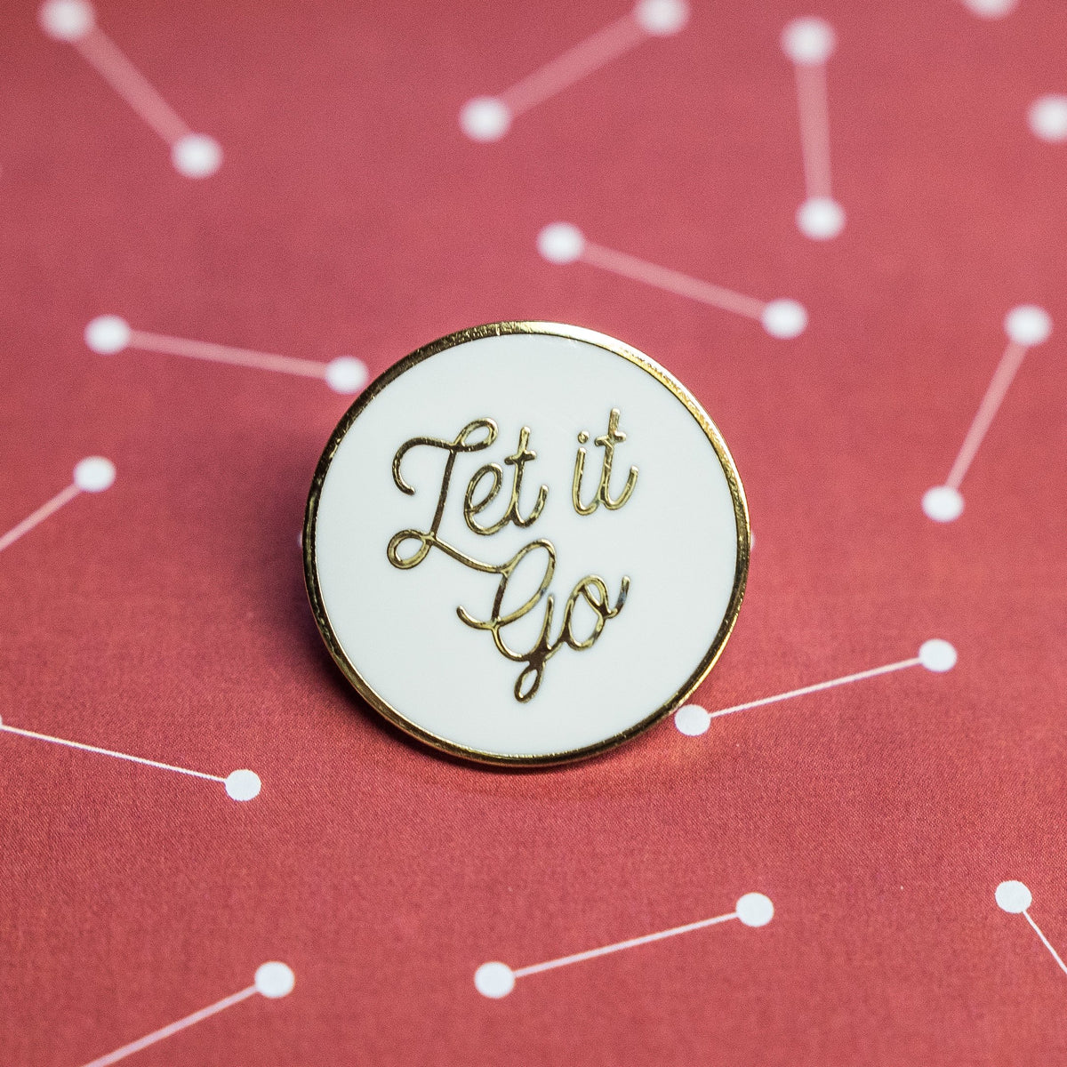 Let it Go Enamel Pin – Mindful Things Co.