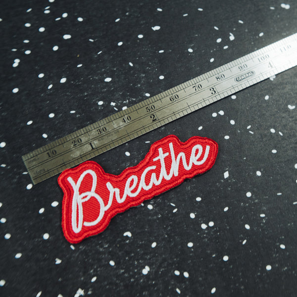 Breathe Embroidered Patch