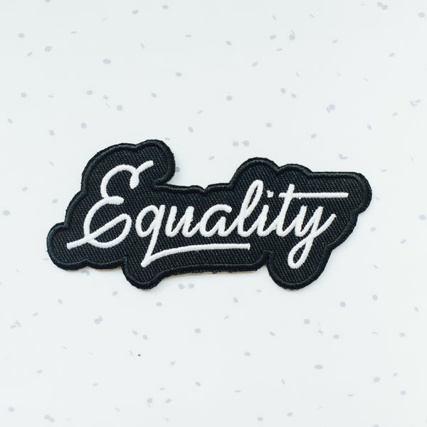 Equality high-quality jean jacket patch embroidered iron on or sew on 