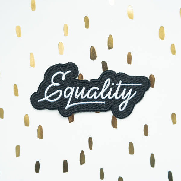 Equality iron on or sew on patch. Motivational patch for equal rights 