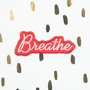 Breathe Embroidered Patch