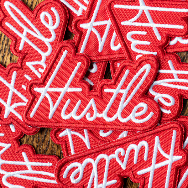 Hustle Embroidered Patch