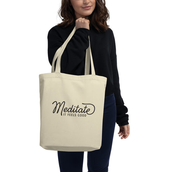 Meditation Tote Bag - Organic Cotton Shopping Bag