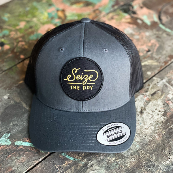 Seize the day trucker style baseball hat